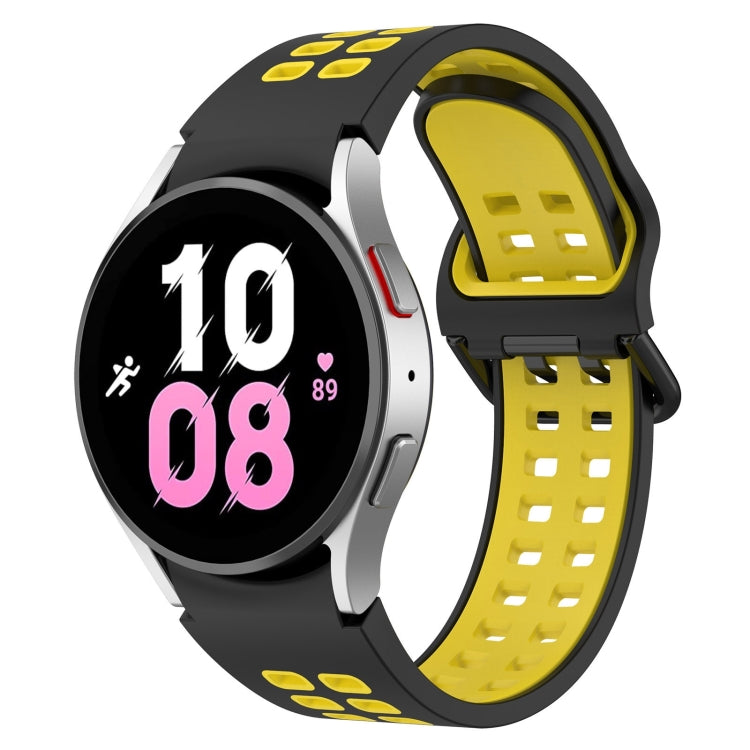 Two-Color Breathable Silicone Watch Band, For Samsung Galaxy Watch 5 44mm, For Samsung Galaxy Watch 5 Pro 45mm