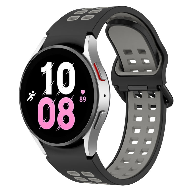 Two-Color Breathable Silicone Watch Band, For Samsung Galaxy Watch 5 44mm, For Samsung Galaxy Watch 5 Pro 45mm