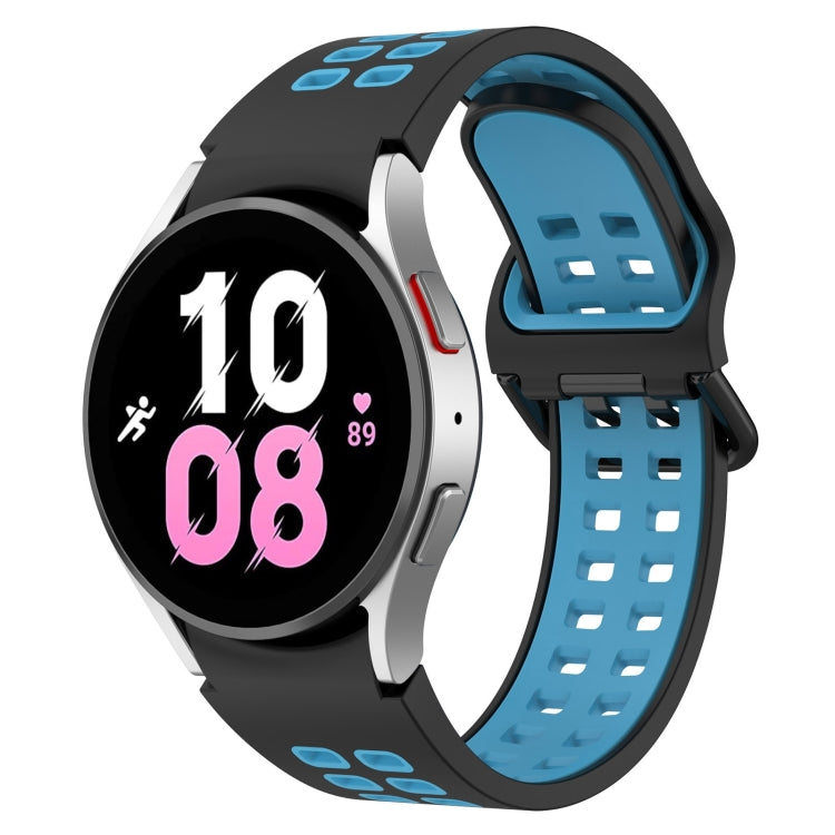 Two-Color Breathable Silicone Watch Band, For Samsung Galaxy Watch 5 44mm, For Samsung Galaxy Watch 5 Pro 45mm