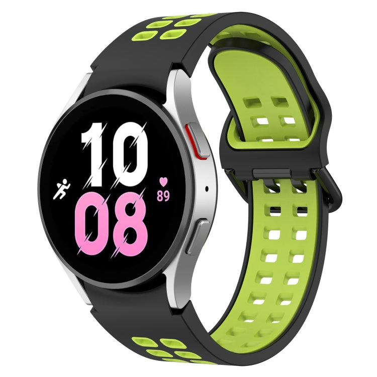 Two-Color Breathable Silicone Watch Band, For Samsung Galaxy Watch 5 44mm, For Samsung Galaxy Watch 5 Pro 45mm