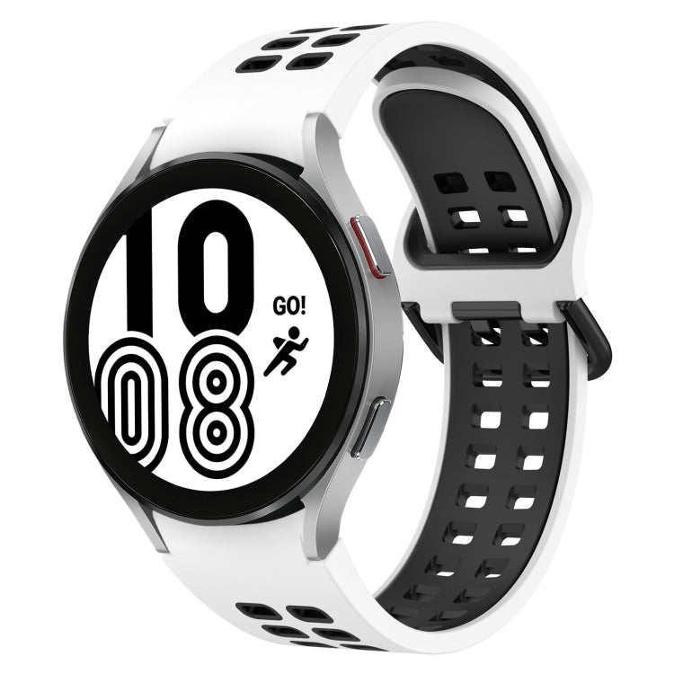 Two-Color Breathable Silicone Watch Band, For Samsung Galaxy Watch 5 40mm, For Samsung Galaxy Watch 4 44mm