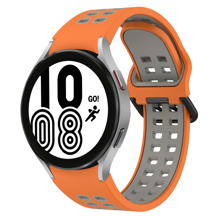 Two-Color Breathable Silicone Watch Band, For Samsung Galaxy Watch 5 40mm, For Samsung Galaxy Watch 4 44mm