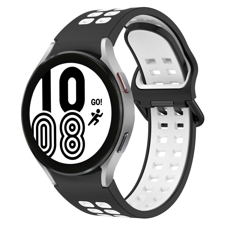 Two-Color Breathable Silicone Watch Band, For Samsung Galaxy Watch 5 40mm, For Samsung Galaxy Watch 4 44mm