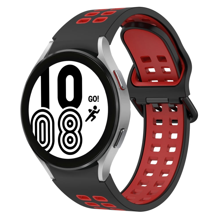 Two-Color Breathable Silicone Watch Band, For Samsung Galaxy Watch 5 40mm, For Samsung Galaxy Watch 4 44mm