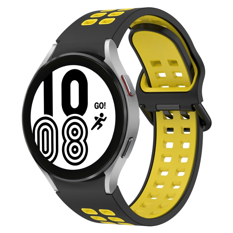 Two-Color Breathable Silicone Watch Band, For Samsung Galaxy Watch 5 40mm, For Samsung Galaxy Watch 4 44mm
