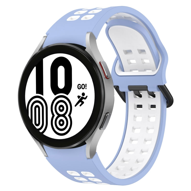 Two-Color Breathable Silicone Watch Band, For Samsung Galaxy Watch 5 40mm, For Samsung Galaxy Watch 4 44mm