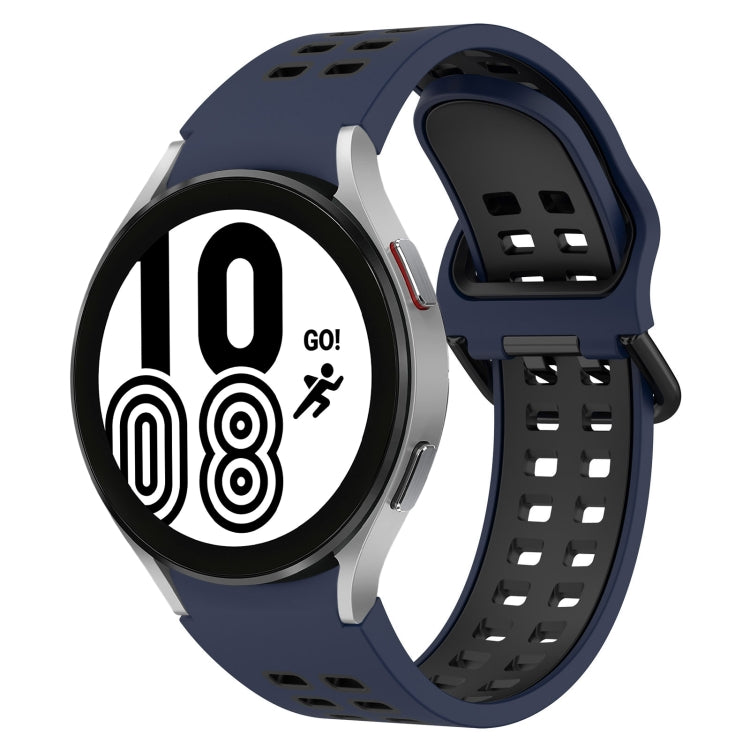 Two-Color Breathable Silicone Watch Band, For Samsung Galaxy Watch 5 40mm, For Samsung Galaxy Watch 4 44mm