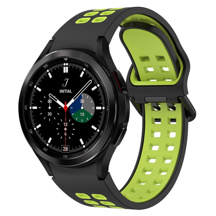 Two-Color Breathable Silicone Watch Band, For Samsung Galaxy Watch 4 40mm, For Samsung Galaxy Watch 4 Classic 46mm