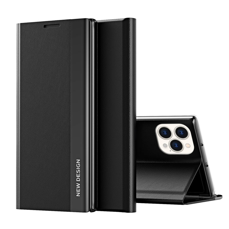Side Electroplated Adsorption Leather Phone Case