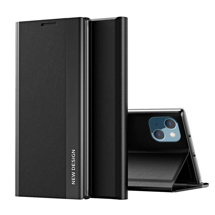 Side Electroplated Adsorption Leather Phone Case