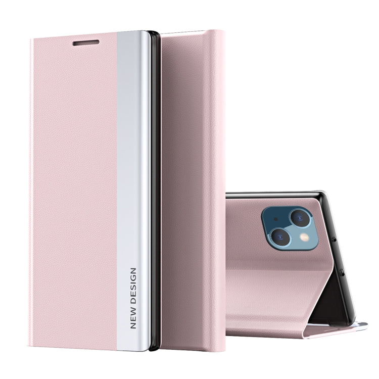 Side Electroplated Adsorption Leather Phone Case