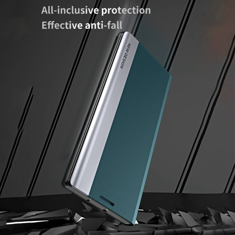 Side Electroplated Adsorption Leather Phone Case