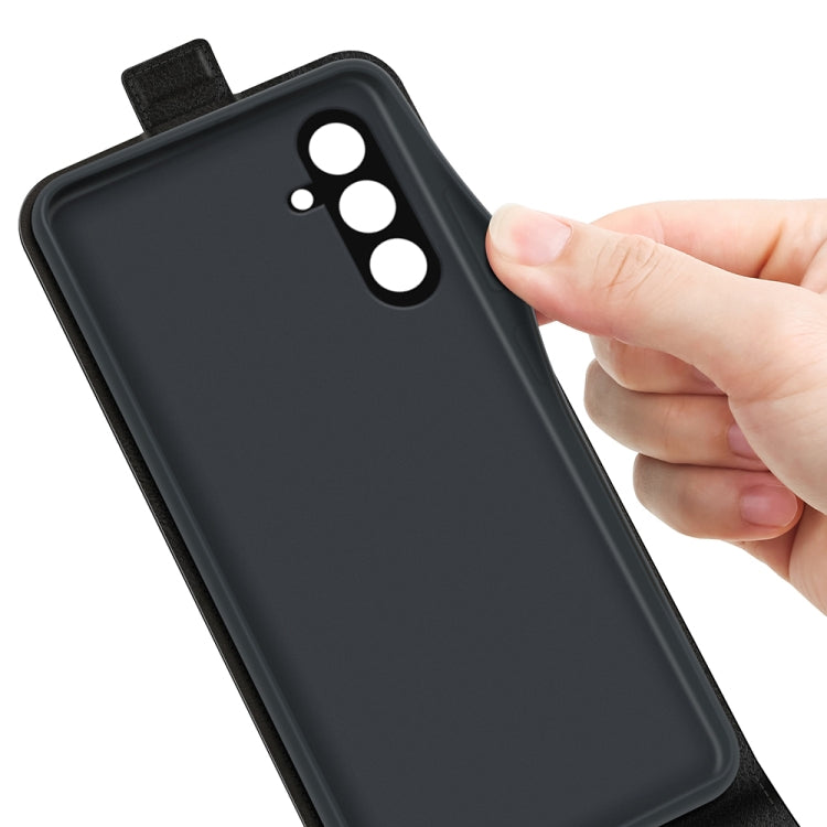 R64 Texture Single Vertical Flip Leather Phone Case