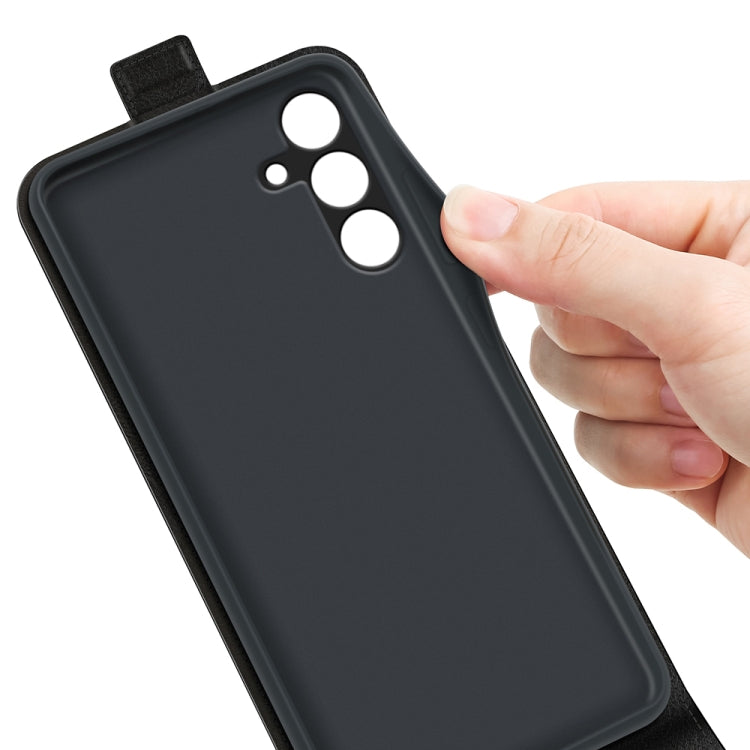 R64 Texture Single Vertical Flip Leather Phone Case