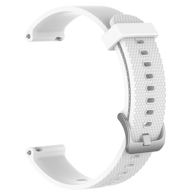 20mm Diamond Textured Silicone Watch Band, For Samsung Galaxy Watch 6 40mm, For Samsung Galaxy Watch 6 Classic 43mm