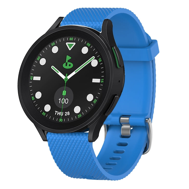20mm Diamond Textured Silicone Watch Band, For Samsung Galaxy watch 5 Pro Golf Edition, For Samsung Galaxy watch 5 Golf Edition