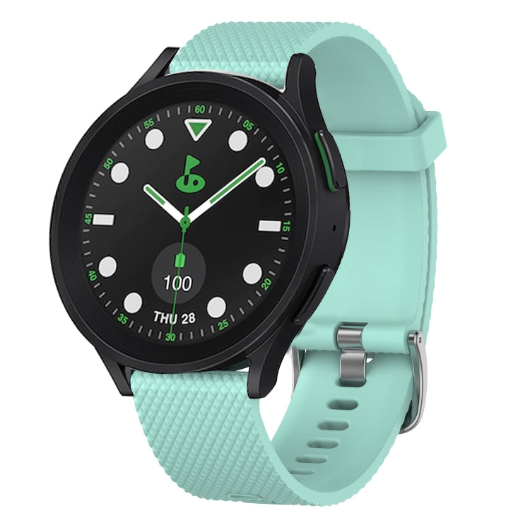 20mm Diamond Textured Silicone Watch Band, For Samsung Galaxy watch 5 Pro Golf Edition, For Samsung Galaxy watch 5 Golf Edition