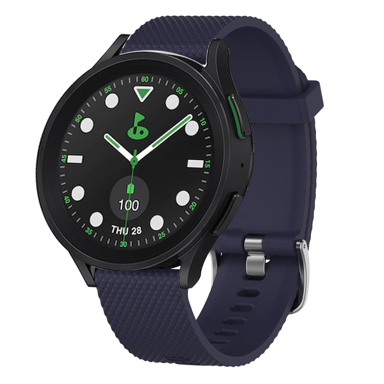 20mm Diamond Textured Silicone Watch Band, For Samsung Galaxy watch 5 Pro Golf Edition, For Samsung Galaxy watch 5 Golf Edition