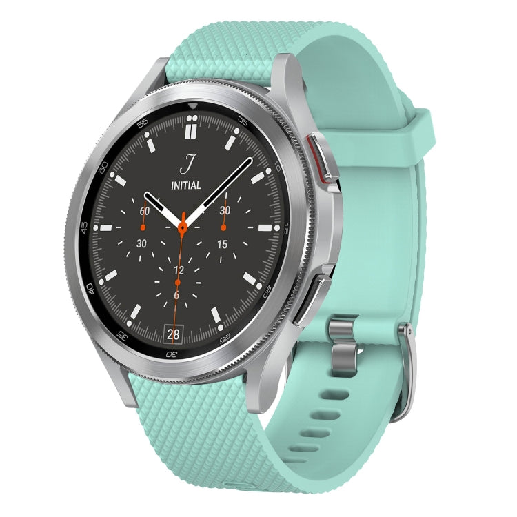 20mm Diamond Textured Silicone Watch Band, For Samsung Galaxy Watch 4 40mm, For Samsung Galaxy Watch 4 Classic 46mm