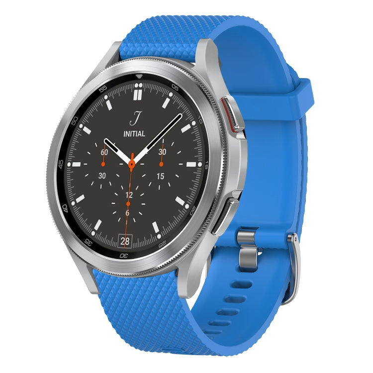 20mm Diamond Textured Silicone Watch Band, For Samsung Galaxy Watch 4 40mm, For Samsung Galaxy Watch 4 Classic 46mm