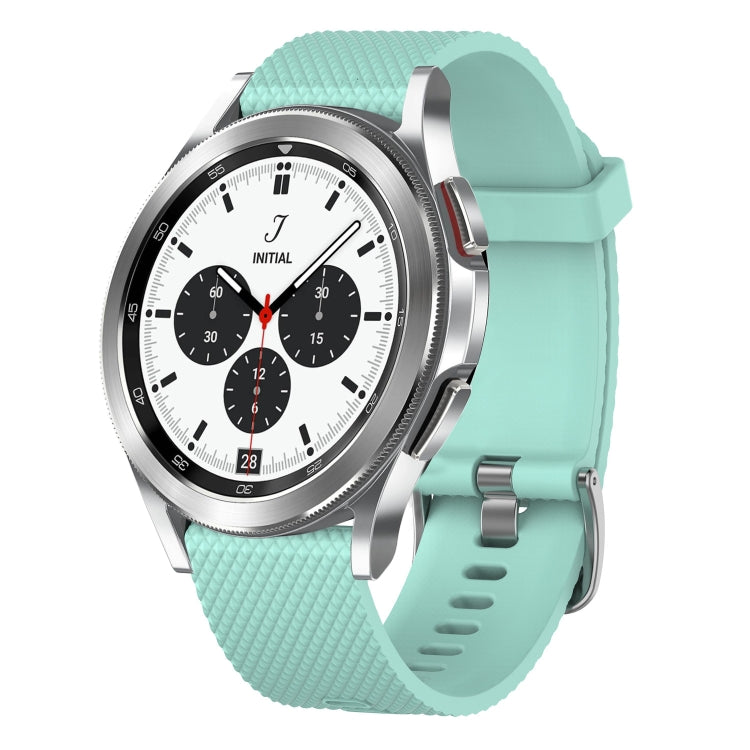 20mm Diamond Textured Silicone Watch Band, For Samsung Galaxy Watch 4 Classic 42mm, For Samsung Galaxy Watch Active 2 44mm