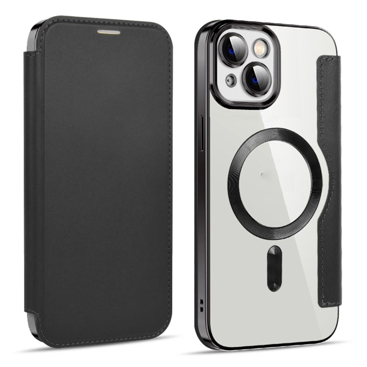 Shield MagSafe RFID Anti-theft Leather Phone Case, For iPhone 15 Pro Max, For iPhone 15 Pro, For iPhone 15 Plus