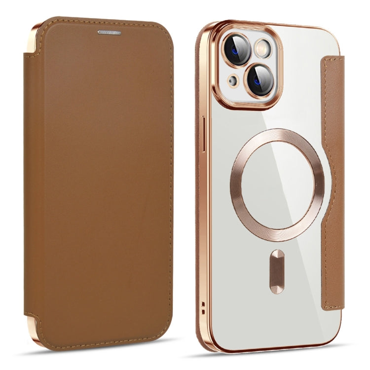 Shield MagSafe RFID Anti-theft Leather Phone Case, For iPhone 15 Pro Max, For iPhone 15 Pro, For iPhone 15 Plus