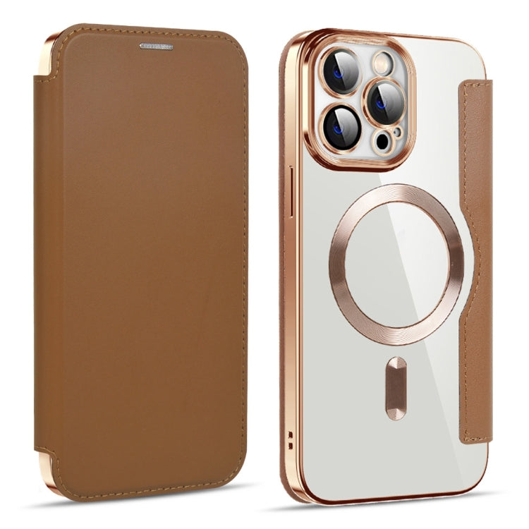 Shield MagSafe RFID Anti-theft Leather Phone Case, For iPhone 15 Pro Max, For iPhone 15 Pro, For iPhone 15 Plus