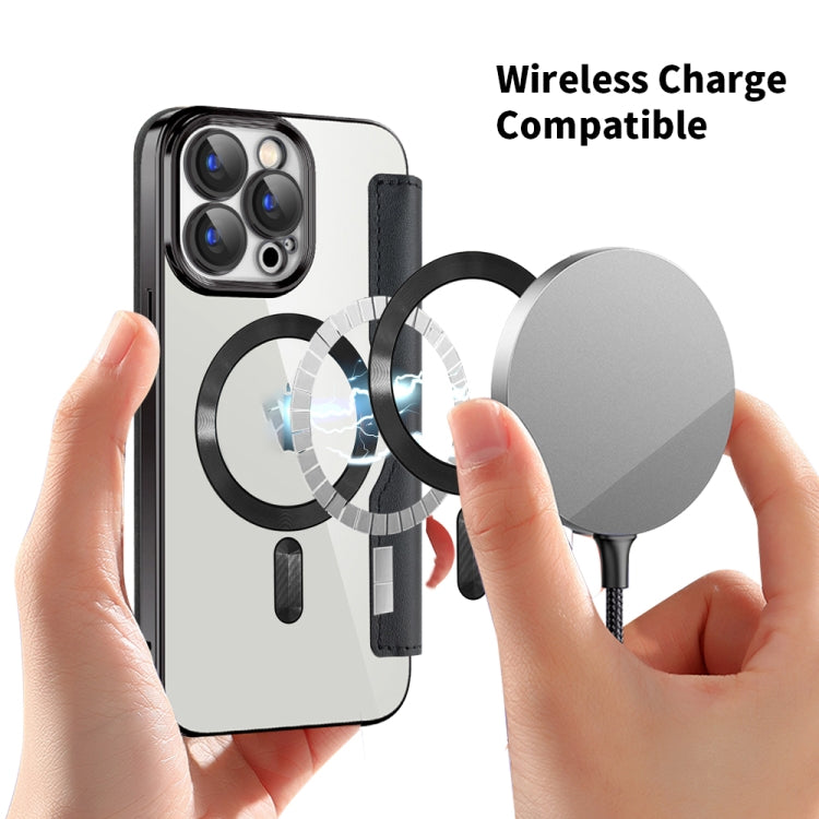 Shield MagSafe RFID Anti-theft Leather Phone Case, For iPhone 15 Pro Max, For iPhone 15 Pro, For iPhone 15 Plus