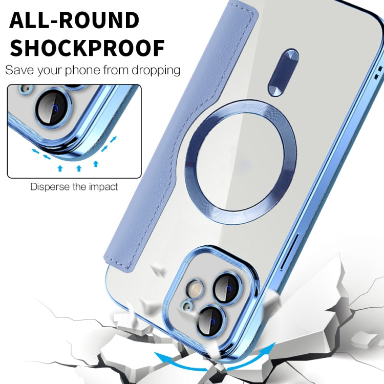 Shield Magsafe RFID Anti-theft Rhombus Leather Phone Case, For iPhone 11