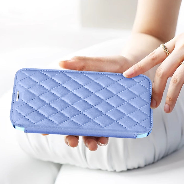 Shield Magsafe RFID Anti-theft Rhombus Leather Phone Case, For iPhone 11