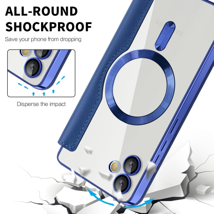 Shield MagSafe RFID Anti-theft Rhombus Leather Phone Case, For Samsung Galaxy A05, For Samsung Galaxy A05s, For Samsung Galaxy S23 FE 5G