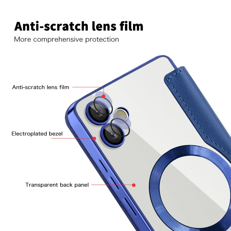 Shield MagSafe RFID Anti-theft Rhombus Leather Phone Case, For Samsung Galaxy A05, For Samsung Galaxy A05s, For Samsung Galaxy S23 FE 5G