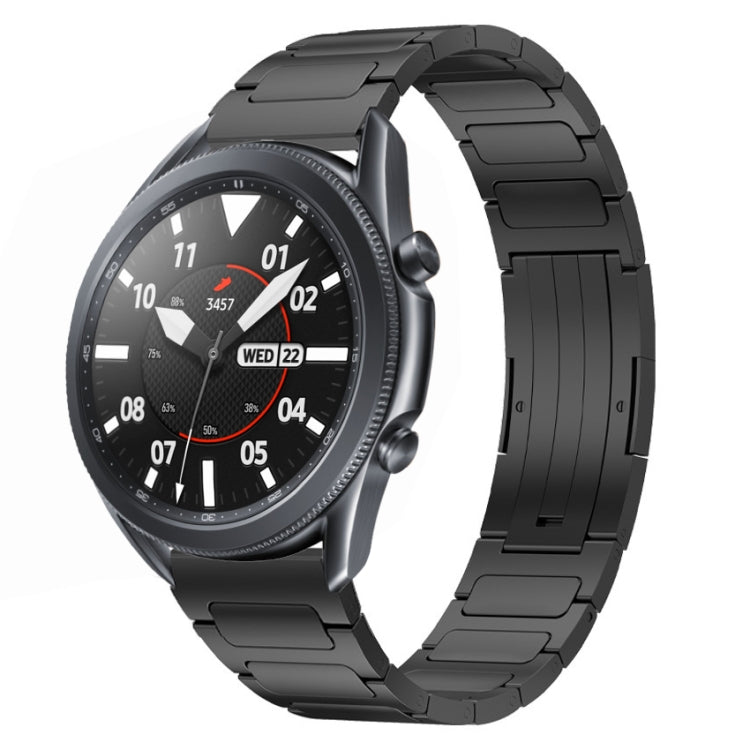 22mm I-Shaped Titanium Alloy Watch Band, For Samsung Galaxy Watch3 45mm, For Samsung Gear S3 Classic, For Samsung Gear S3 Frontier