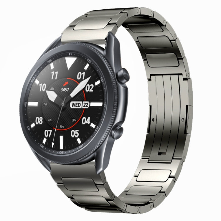 22mm I-Shaped Titanium Alloy Watch Band, For Samsung Galaxy Watch3 45mm, For Samsung Gear S3 Classic, For Samsung Gear S3 Frontier