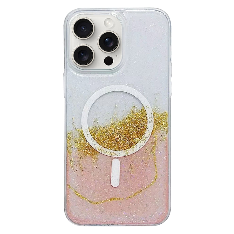 Gilding MagSafe Hybrid Clear TPU Phone Case, For iPhone 16, For iPhone 15 Pro Max, For iPhone 15 Pro