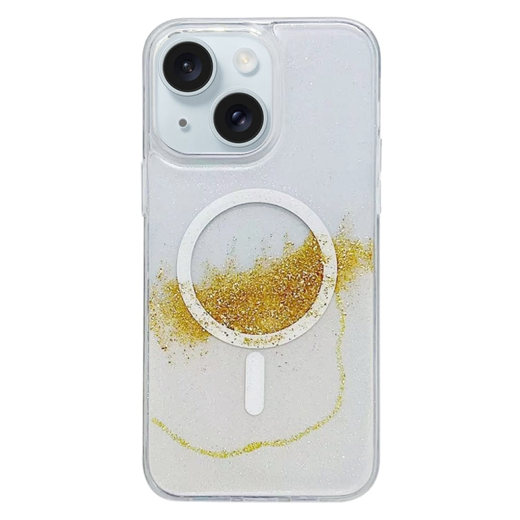 Gilding MagSafe Hybrid Clear TPU Phone Case, For iPhone 15 Plus, For iPhone 15, For iPhone 14 Plus