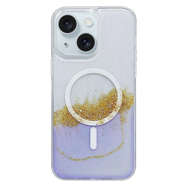 Gilding MagSafe Hybrid Clear TPU Phone Case, For iPhone 15 Plus, For iPhone 15, For iPhone 14 Plus