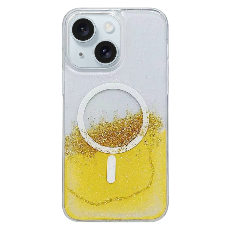 Gilding MagSafe Hybrid Clear TPU Phone Case, For iPhone 15 Plus, For iPhone 15, For iPhone 14 Plus