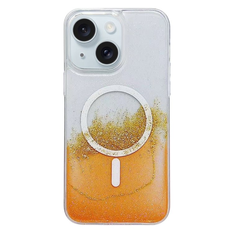 Gilding MagSafe Hybrid Clear TPU Phone Case, For iPhone 15 Plus, For iPhone 15, For iPhone 14 Plus