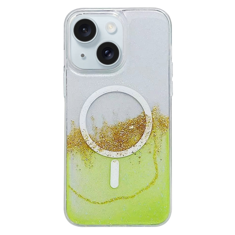 Gilding MagSafe Hybrid Clear TPU Phone Case, For iPhone 15 Plus, For iPhone 15, For iPhone 14 Plus