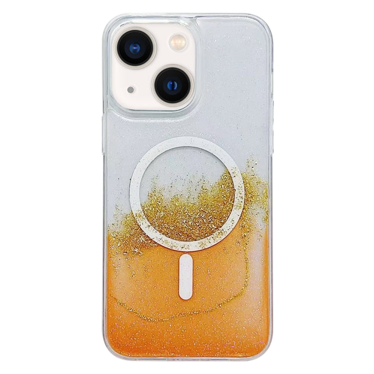 Gilding MagSafe Hybrid Clear TPU Phone Case, For iPhone 15 Plus, For iPhone 15, For iPhone 14 Plus