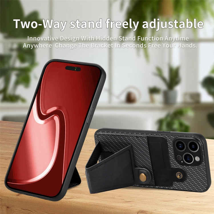 Carbon Fiber Wallet Flip Card K-shaped Holder Phone Case, For iPhone 15 Pro max, For iPhone 15 Pro, For iPhone 15 Plus, For iPhone 15