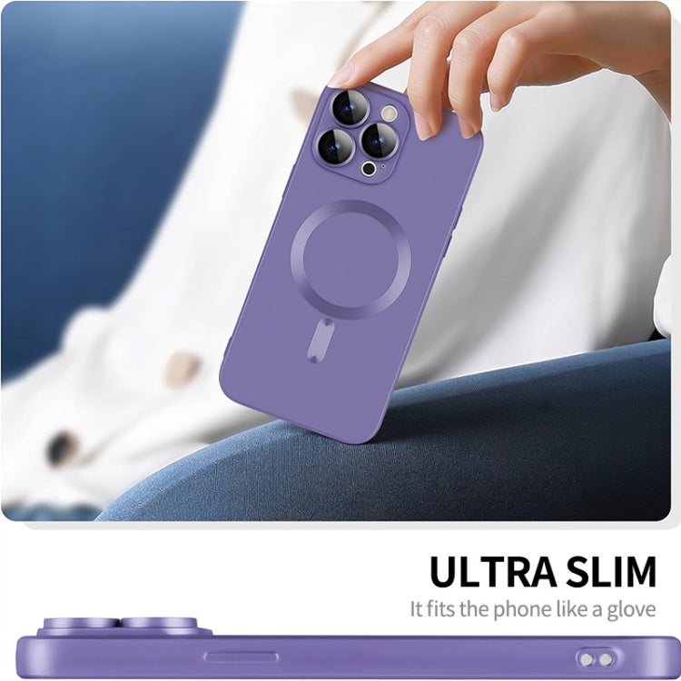 ENKAY MagSafe Matte TPU Phone Case with Lens Film, For iPhone 15 Plus, For iPhone 15, For iPhone 14 Plus