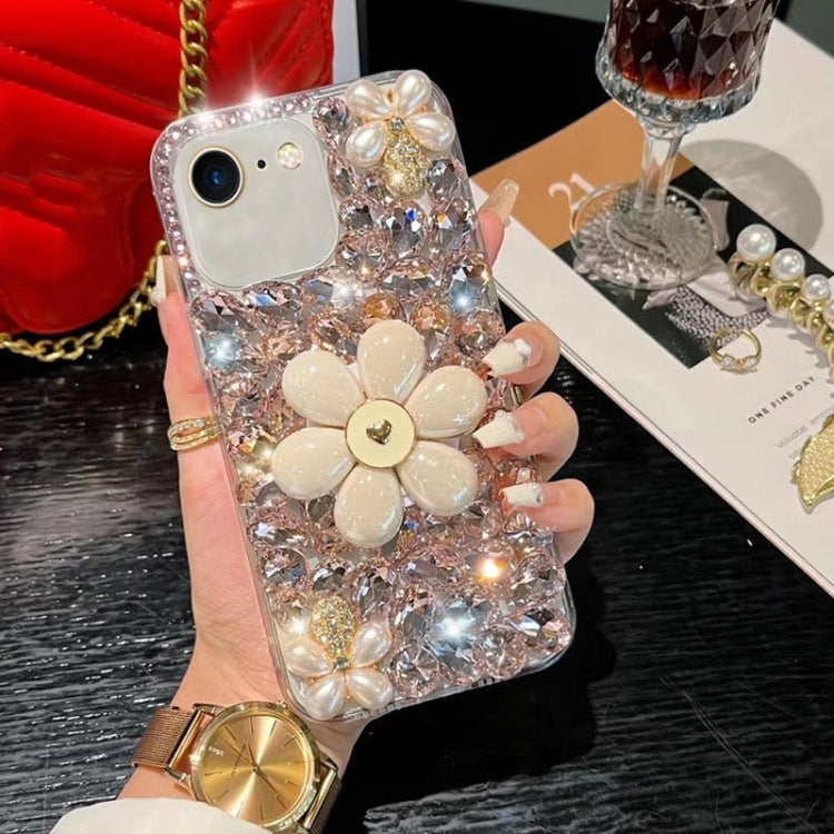 Sunflower Holder Hand-set Diamond PC Phone Case, For iPhone 7 / 8, For iPhone XR, For iPhone XS Max, For iPhone 7 Plus / 8 Plus