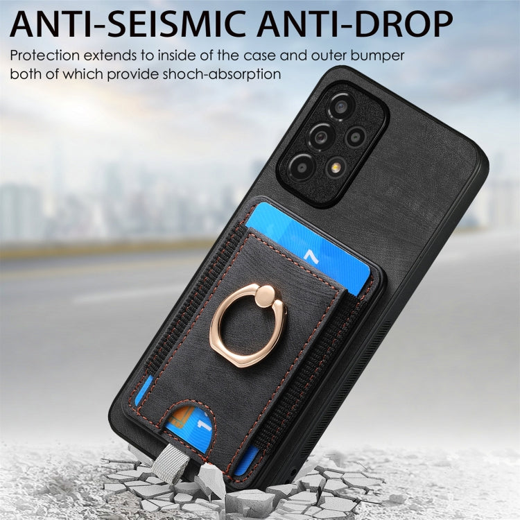 Retro Splitable Magnetic Card Bag Leather Phone Case