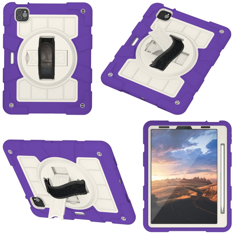 Silicone Hybrid PC Shockproof Tablet Case with Shoulder Strap, For iPad Air 2020 / 2022 10.9, For iPad 10.2 2021 / 2020 / 2019