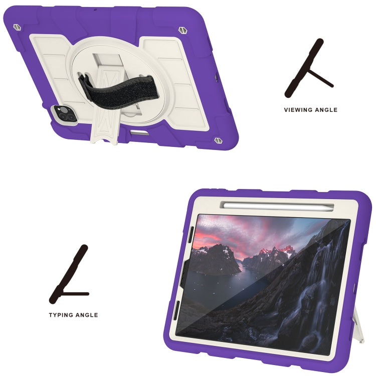 Silicone Hybrid PC Shockproof Tablet Case with Shoulder Strap, For iPad Air 2020 / 2022 10.9, For iPad 10.2 2021 / 2020 / 2019