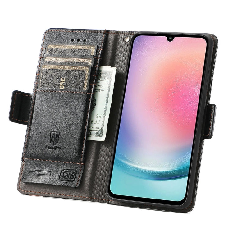CaseNeo Splicing Dual Magnetic Buckle Leather Phone Case, For Samsung Galaxy A25 5G, For Samsung Galaxy S23 FE 5G, For Samsung Galaxy A24 4G