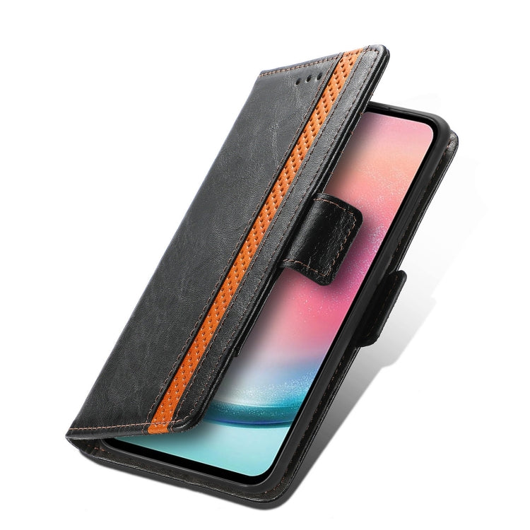 CaseNeo Splicing Dual Magnetic Buckle Leather Phone Case, For Samsung Galaxy A25 5G, For Samsung Galaxy S23 FE 5G, For Samsung Galaxy A24 4G